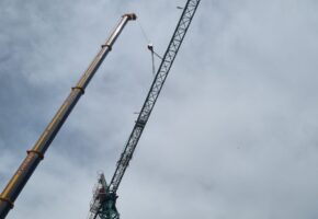 Next step: crane installation